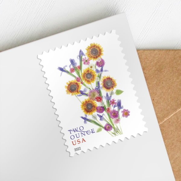 Sunflower Bouquet Stamps 2022